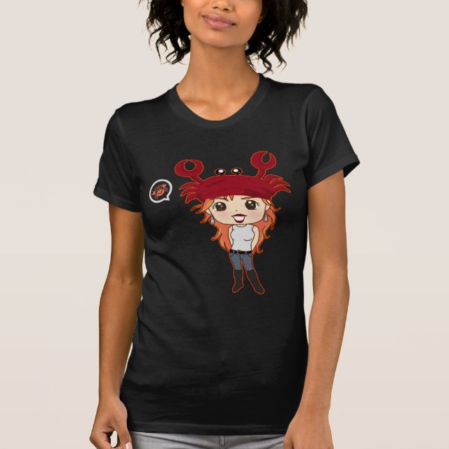 chibi zodiac cancer T-Shirt (Front)