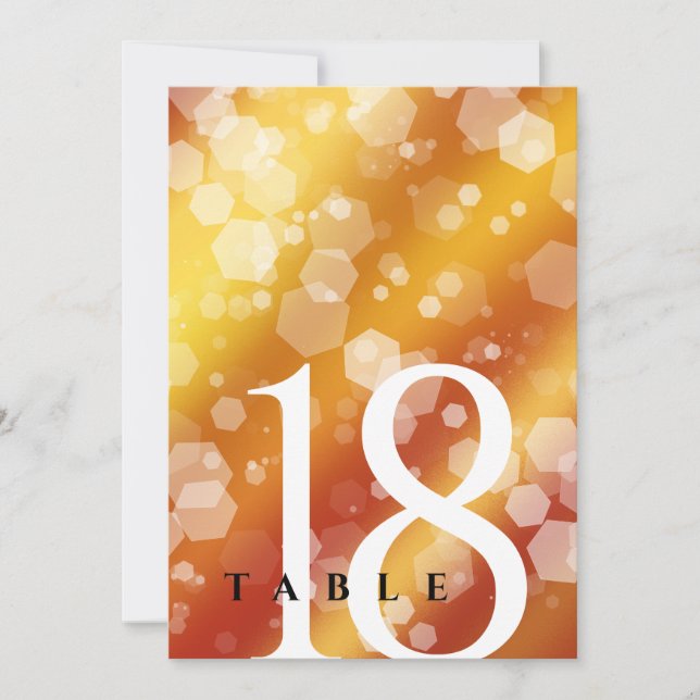 Chic 16th 23rd Topaz Wedding Anniversary Invitation (Front)