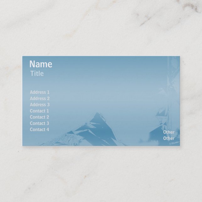 Chic 80s - Business Card (Front)