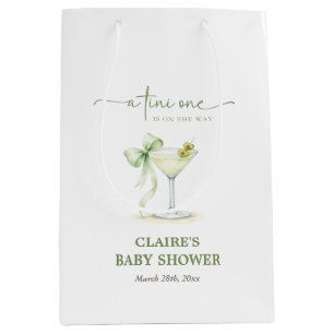 Chic A Tini One Gender Neutral Baby Shower Party Medium Gift Bag