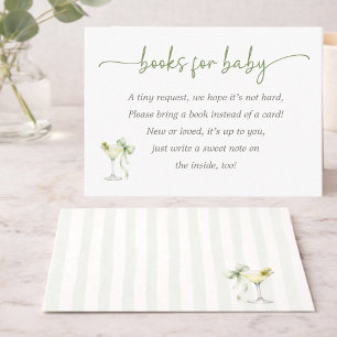 Chic A Tini One On The Way  Books For Baby Enclosure Card