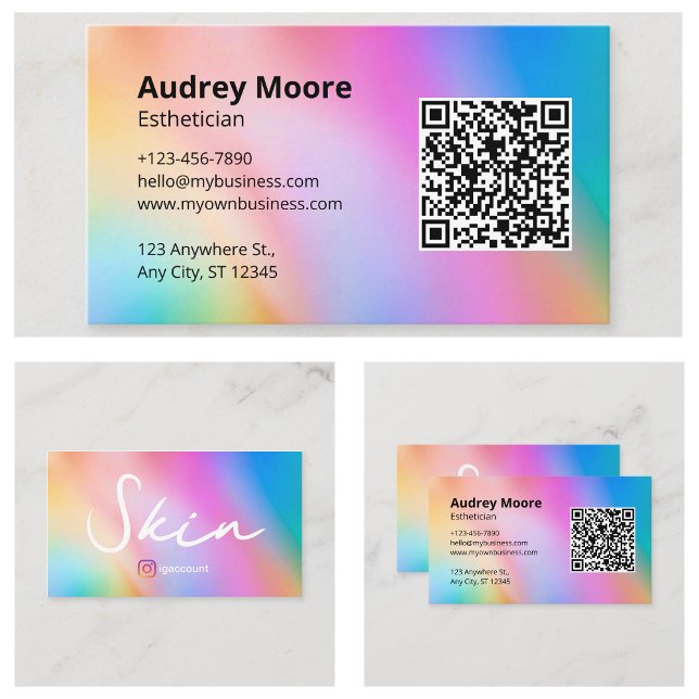 Chic Aesthetician Business Card (Chic Esthetician Business Card
)