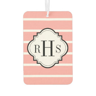 CHIC AIR FRESHENER_04 BLUSH PINK/BLACK/WHITE CAR AIR FRESHENER