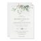 Chic airy greenery eucalyptus leaf gold wedding