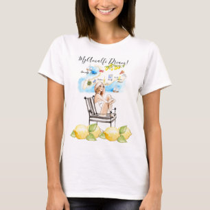Chic Amalfi Coast Party Custom Women's Tee