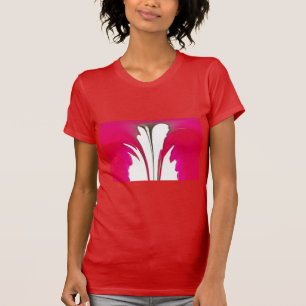 Chic amazing Red rose under the white sky.png T-Shirt