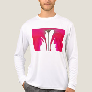 Chic amazing Red rose under the white sky.png Tri-Blend Shirt