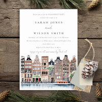Chic Amsterdam Dutch Canal Landscape Engagement