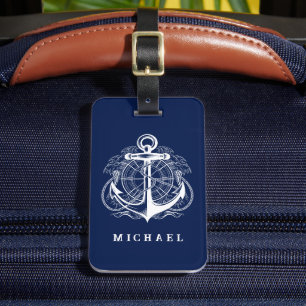 Chic Anchor Bag Tag for Vacation & Business Travel