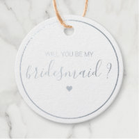 Chic and Elegant Will you be my Bridesmaid