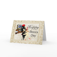 Chic and Fun Boss's Day Card
