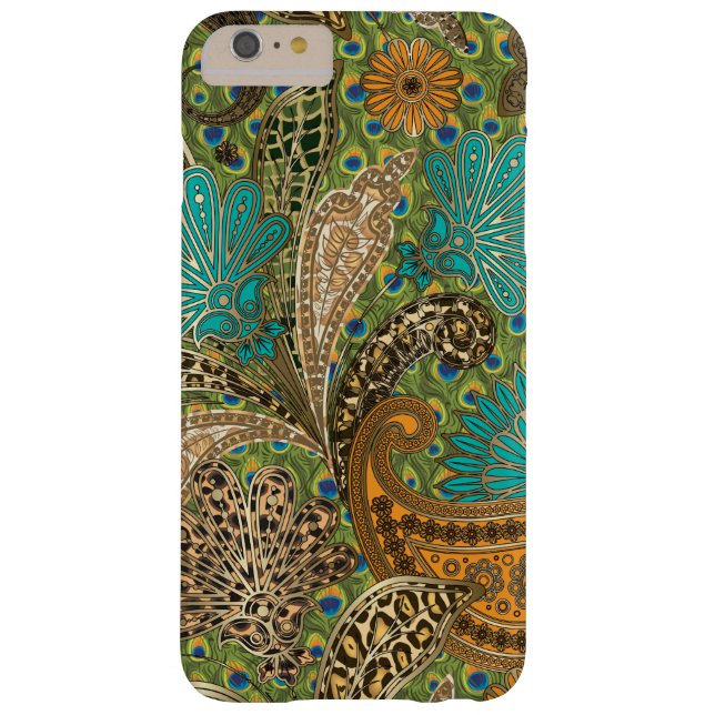 Chic Animal Print Paisley Case-Mate iPhone Case (Back)