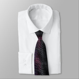 Chic Anniversary Gifts For Husband Crocodile Print Tie