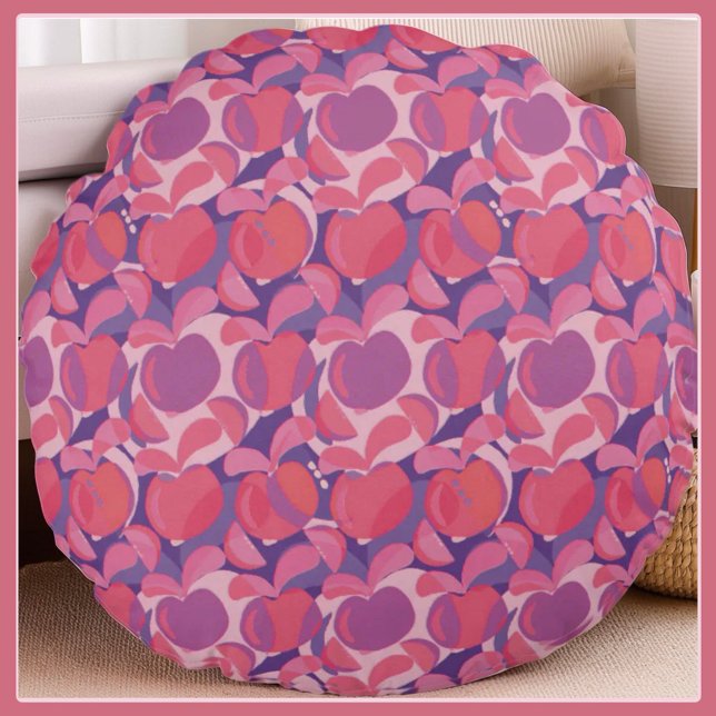 Chic Apple Mix Round Cushion (Creator Uploaded)