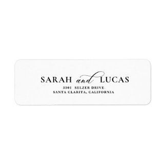 Chic Arch Modern Stylish Elegant Return Address