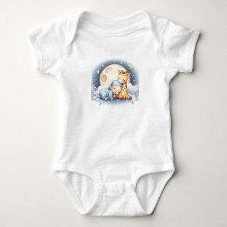 Chic Baby Cushion – Elegant Nursery Decor & Sweet Bodysuit