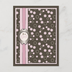 Chic Baby Girl Postcard