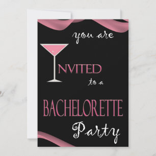 Chic Bachelorette Party Invitation
