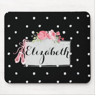 Chic Ballet Personalised Mouse Pad