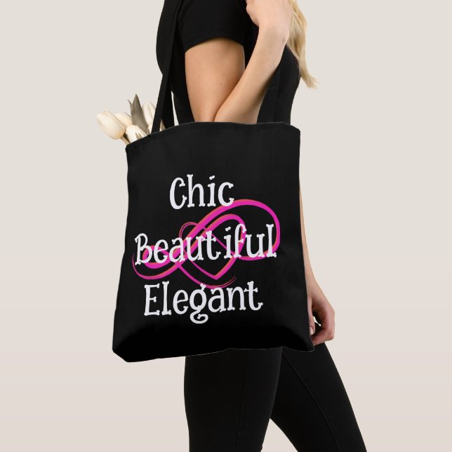 Chic, Beautiful, Elegant Tote Bag (Close Up)