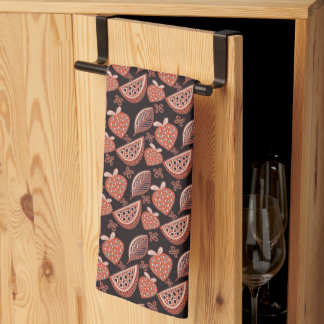 Chic Berry & Fruity Design Tea Towel