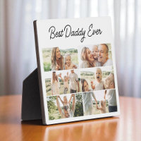 Chic Best Daddy Ever Father's Day 6 Photo Collage