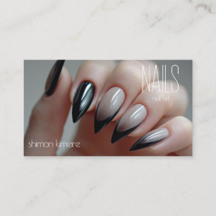 Chic Bewitched Nail Art Manicurist Loyalty Business Card