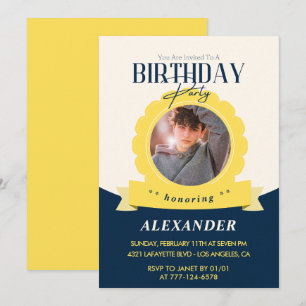 Chic birthday 18th birthday invitation Modern