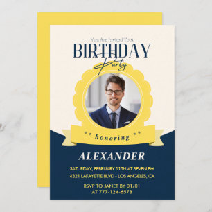 Chic birthday 48th birthday invitation Modern
