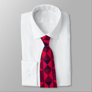 Chic Birthday Gifts For Him Geometric Print Tie