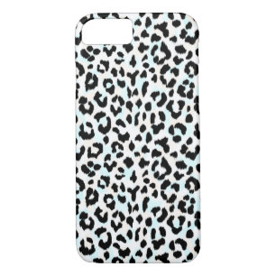 Chic black and white cheetah print Case-Mate iPhone case