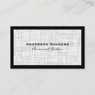 Chic Black Gold Modern Design Pattern Business Card