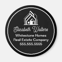 Chic Black Real Estate Company Customized Realtor