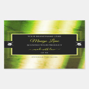Chic Black Yellow Green Brilliants Product Label