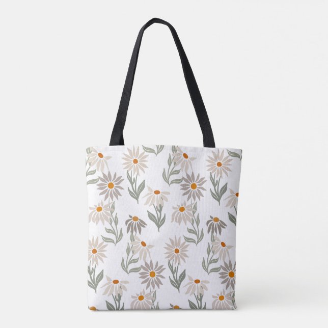Chic Bloom Tote Bag (Back)