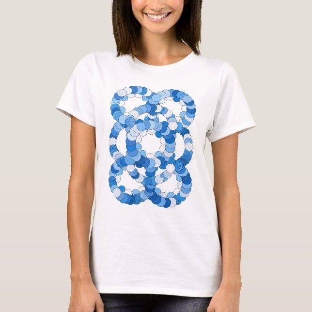 Chic Blue BLUE ICE Slogan Design T-Shirt (Front)