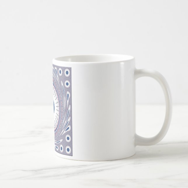 Chic  blue coffee mug (Right)