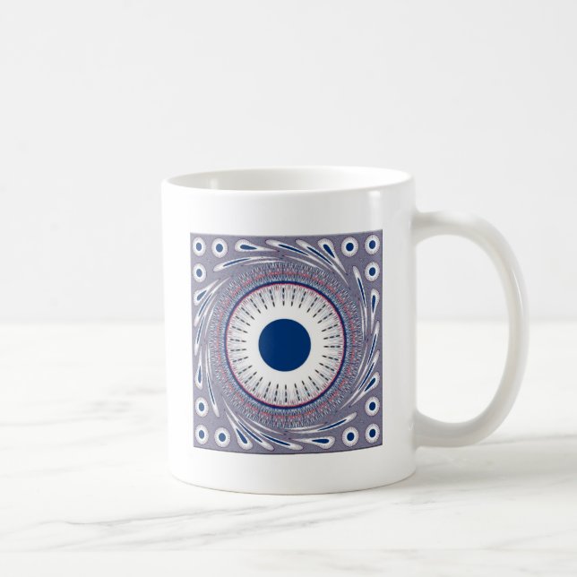Chic  blue coffee mug (Right)