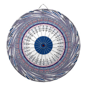Chic  blue dartboard