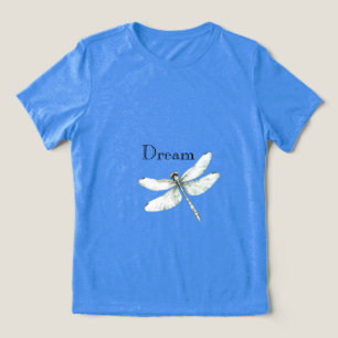 Chic Blue Dragonfly Dream Tri-Blend Shirt