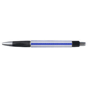 Chic Blue Geometric Stripes 