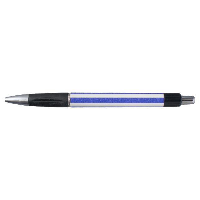 Chic Blue Geometric Stripes  (Front)