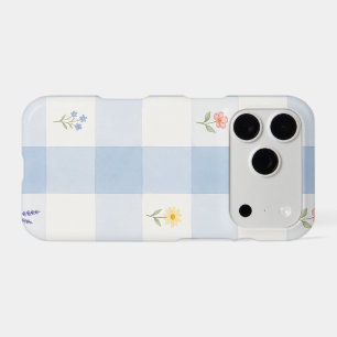 Chic Blue iPhone Case, Stylish Aesthetic Cover