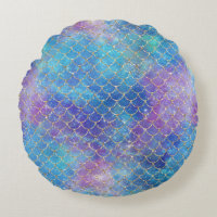 Chic Blue Purple Mermaid Scales