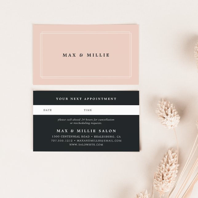 Chic Blush | Appointment Card (Creator Uploaded)