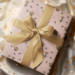 Chic Blush Pink Royal Queen Bee & Gold Crown Wrapping Paper<br><div class="desc">Create an elegant gift presentation with this chic Blush Pink Wrapping Paper. Featuring a seemless pattern of my hand-drawn illustration of the Queen Bee and her golden crown,  buzzing this way and that. 
The hand-drawn words in gold,  "Queen Bee" are scattered throughout the pattern.</div>