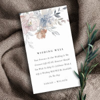 Chic Blush Watercolor Floral Wedding Wishing Well