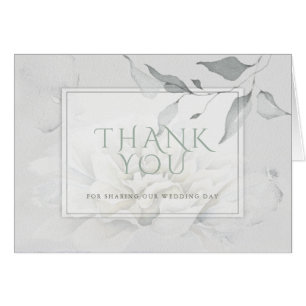 Chic Boho Alabaster Dahlia Rustic Watercolor