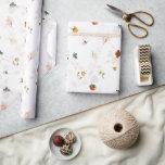 Chic Boho Flower Garden Wrapping Paper<br><div class="desc">Gather your guests in modern rustic style with this stunning boho floral garden wrapping paper design.  The perfect theme for summer,  fall,  and autumn.  Easily customise it with your personal details on the front and back to make it your own.</div>
