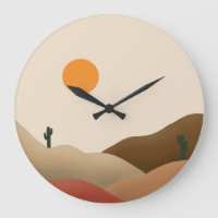 Chic Boho Terracotta Desert Cactus